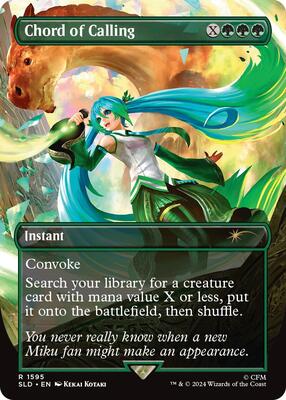 Chord of Calling (1595) card from Secret Lair Drop Series