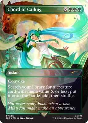 Chord of Calling (1595) (Rainbow Foil) card from Secret Lair Drop Series