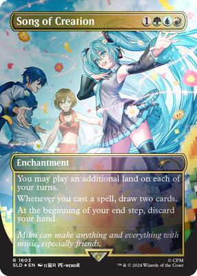 Song of Creation (Rainbow Foil) card from Secret Lair Drop Series