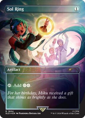 Sol Ring (1604) (Rainbow Foil) card from Secret Lair Drop Series