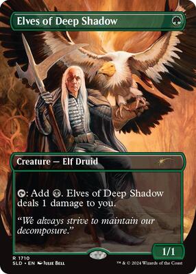 Elves of Deep Shadow card from Secret Lair Drop Series