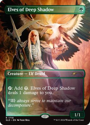 Elves of Deep Shadow (Rainbow Foil) card from Secret Lair Drop Series