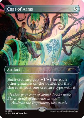 Coat of Arms (1712) (Rainbow Foil) card from Secret Lair Drop Series