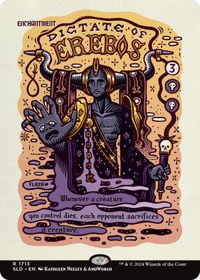 Dictate of Erebos card from Secret Lair Drop Series