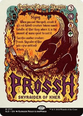 Prossh, Skyraider of Kher card from Secret Lair Drop Series