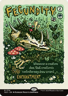 Fecundity card from Secret Lair Drop Series