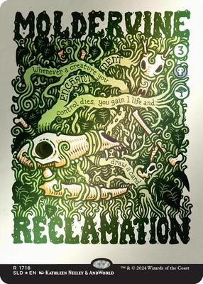 Moldervine Reclamation (Rainbow Foil) card from Secret Lair Drop Series