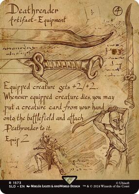 Deathrender card from Secret Lair Drop Series