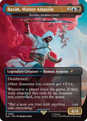 Basim, Master Assassin - Ramses, Assassin Lord card from Secret Lair Drop Series