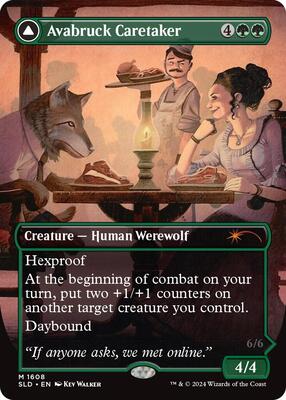 Avabruck Caretaker card from Secret Lair Drop Series