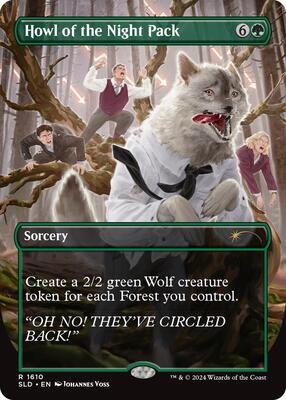 Howl of the Night Pack card from Secret Lair Drop Series