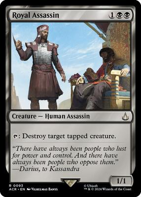 Royal Assassin card from Universes Beyond: Assassin's Creed