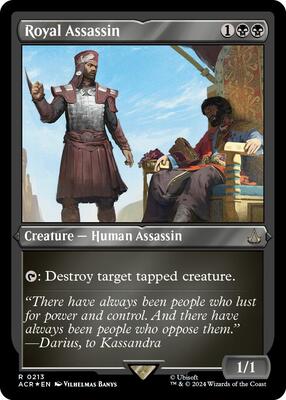 Royal Assassin (Foil Etched) card from Universes Beyond: Assassin's Creed