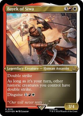 Bayek of Siwa (Foil Etched) card from Universes Beyond: Assassin's Creed