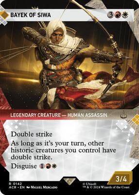 Bayek of Siwa (Showcase) card from Universes Beyond: Assassin's Creed