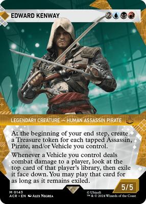 Edward Kenway (Showcase) card from Universes Beyond: Assassin's Creed