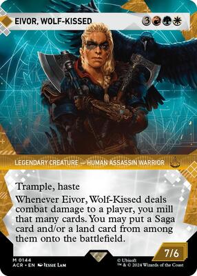 Eivor, Wolf-Kissed (Showcase) card from Universes Beyond: Assassin's Creed
