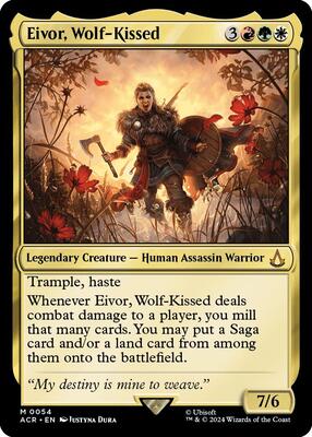Eivor, Wolf-Kissed card from Universes Beyond: Assassin's Creed