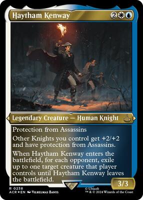 Haytham Kenway (Foil Etched) card from Universes Beyond: Assassin's Creed