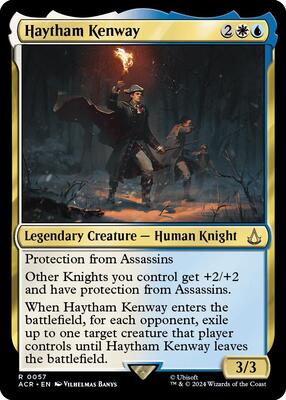Haytham Kenway card from Universes Beyond: Assassin's Creed
