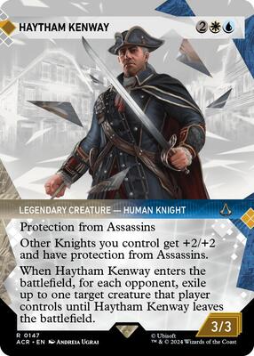 Haytham Kenway (Showcase) card from Universes Beyond: Assassin's Creed