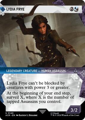 Lydia Frye (Showcase) card from Universes Beyond: Assassin's Creed