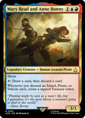 Mary Read and Anne Bonny card from Universes Beyond: Assassin's Creed