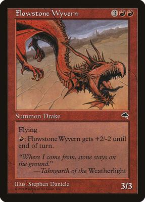 Flowstone Wyvern card from Tempest