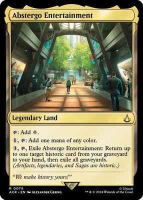 Abstergo Entertainment card from Universes Beyond: Assassin's Creed