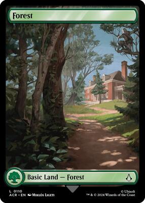 Forest (0110) card from Universes Beyond: Assassin's Creed