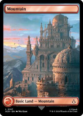 Mountain (0107) card from Universes Beyond: Assassin's Creed