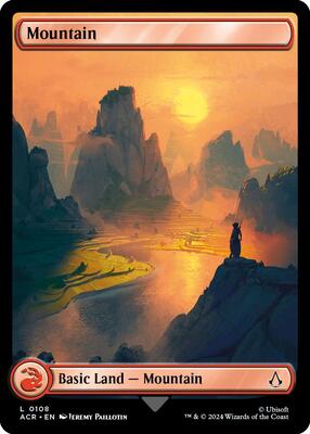 Mountain (0108) card from Universes Beyond: Assassin's Creed