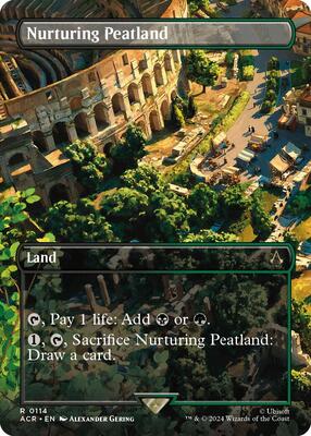 Nurturing Peatland (Borderless) card from Universes Beyond: Assassin's Creed