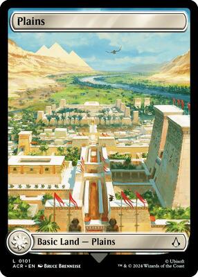 Plains (0101) card from Universes Beyond: Assassin's Creed
