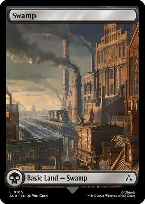 Swamp (0105) card from Universes Beyond: Assassin's Creed