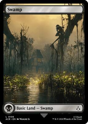 Swamp (0106) card from Universes Beyond: Assassin's Creed