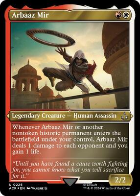 Arbaaz Mir (Foil Etched) card from Universes Beyond: Assassin's Creed