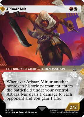 Arbaaz Mir (Showcase) card from Universes Beyond: Assassin's Creed