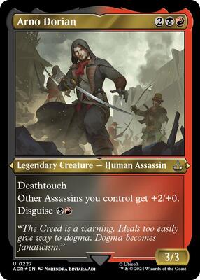 Arno Dorian (Foil Etched) card from Universes Beyond: Assassin's Creed