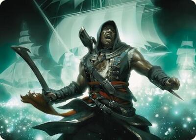 Adewale, Breaker of Chains Art Card card from Art Series: Universes Beyond: Assassin's Creed
