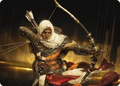 Bayek of Siwa Art Card card from Art Series: Universes Beyond: Assassin's Creed