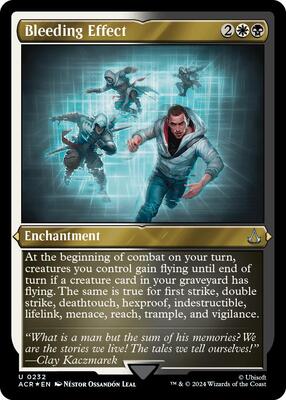 Bleeding Effect (Foil Etched) card from Universes Beyond: Assassin's Creed
