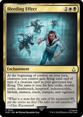 Bleeding Effect card from Universes Beyond: Assassin's Creed