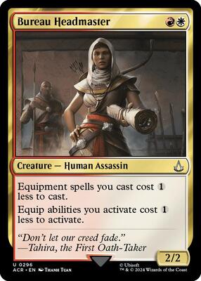 Bureau Headmaster card from Universes Beyond: Assassin's Creed