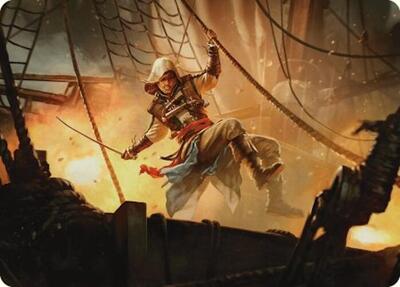 Edward Kenway Art Card card from Art Series: Universes Beyond: Assassin's Creed