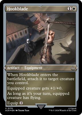 Hookblade (Foil Etched) card from Universes Beyond: Assassin's Creed