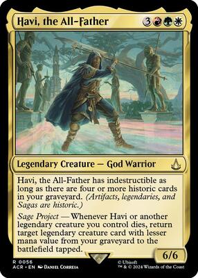 Havi, the All-Father card from Universes Beyond: Assassin's Creed