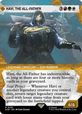 Havi, the All-Father (Showcase) card from Universes Beyond: Assassin's Creed