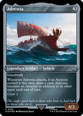 Adrestia (Foil Etched) card from Universes Beyond: Assassin's Creed