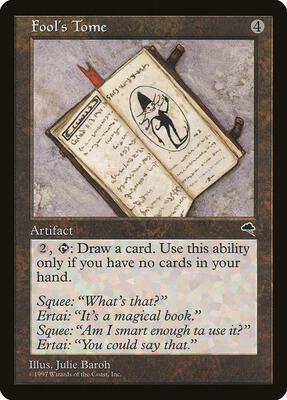 Fool's Tome card from Tempest